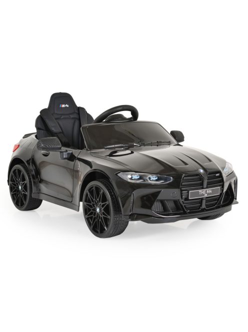 BO BMW M4 elektromos kisautó 2motor, 110cm, 30kg-ig FEKETE