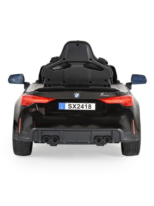 BO BMW M4 elektromos kisautó 2motor, 110cm, 30kg-ig FEKETE