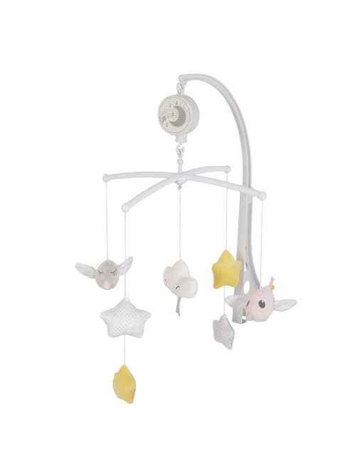 DREAMY Zenélő forgó játék kiságyra FEHÉR