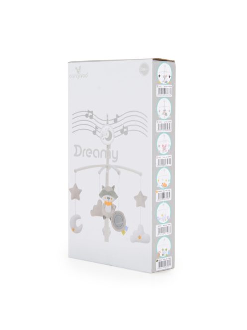 DREAMY Zenélő forgó játék kiságyra ZÖLD