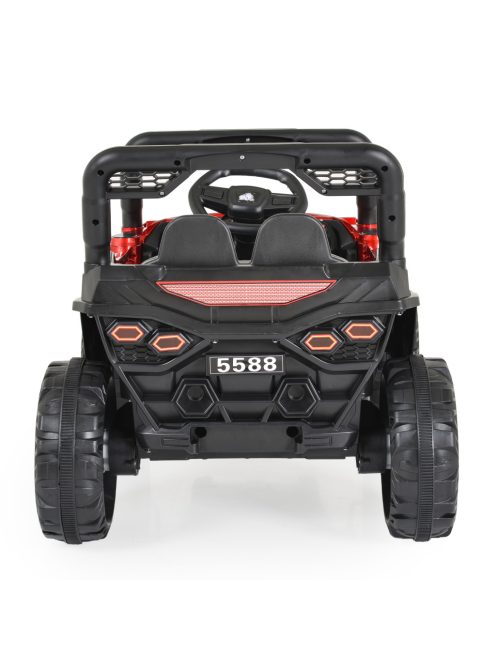 MONI Fast elektromos, akkumulátoros autó/buggy metál piros