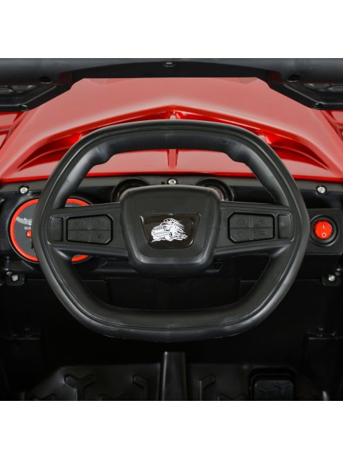 MONI Fast elektromos, akkumulátoros autó/buggy metál piros