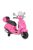 MONI Vespa elektromos, akkumulátoros kismotor 801 GTS Super 12V PINK