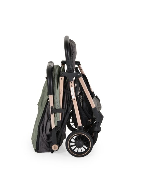 BERLIN PRÉMIUM utazó babakocsi, 1 gombbal csukható, 22kg ZÖLD