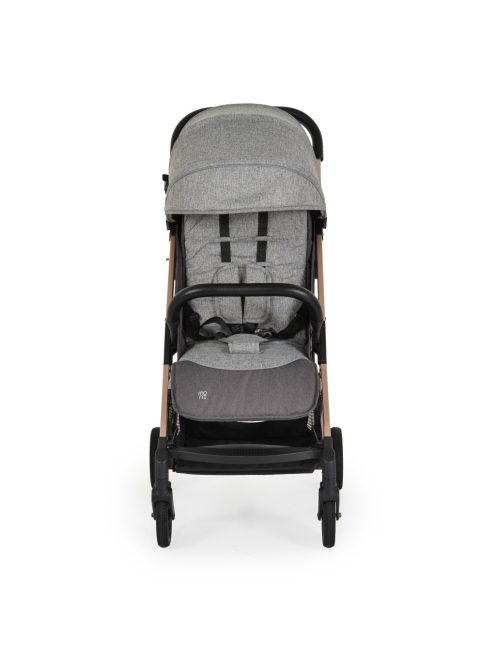 BERLIN PRÉMIUM utazó babakocsi, 1 gombbal csukható, 22kg SZÜRKE