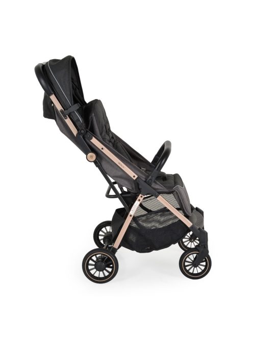 BERLIN PRÉMIUM utazó babakocsi, 1 gombbal csukható, 22kg FEKETE