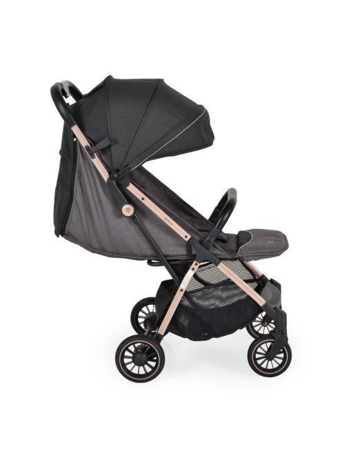 BERLIN PRÉMIUM utazó babakocsi, 1 gombbal csukható, 22kg FEKETE