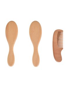 Fa fésű szett babáknak