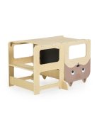 FA MONI Tanuló torony MONTESSORI, fellépő, rajzasztallá alakítható