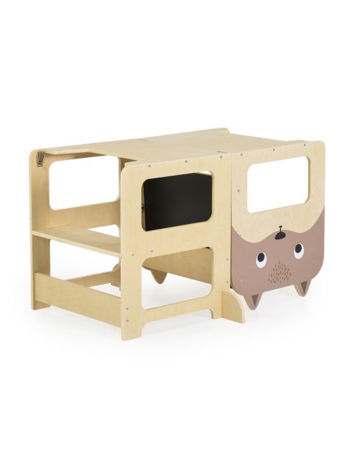 FA MONI Tanuló torony MONTESSORI, fellépő, rajzasztallá alakítható