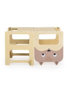 FA MONI Tanuló torony MONTESSORI, fellépő, rajzasztallá alakítható