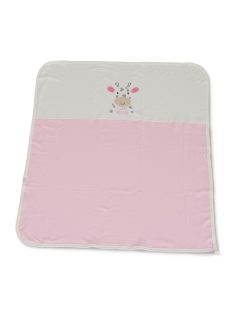 MUM Zsiráfos takaró 90*100cm PINK/rózsa