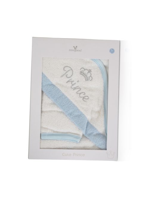 Prince törölköző macis 100*100cm frottier KÉK