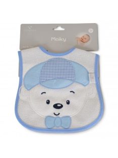 MAIKY előke 2 rétegű, tépőzáras, fiú KÉK