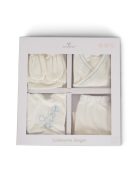 BABARUHA kihozós szett, újszülött ruhacsomag díszdobozban KÉK