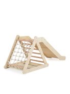 FA MÁSZÓKA 3IN1 csúszda, Montessori 155*57cm NATUR Pikler