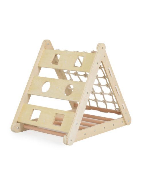 FA MÁSZÓKA 3IN1 csúszda, Montessori 155*57cm NATUR Pikler