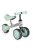 WEE mini futóbicikli 3 kerekű, elöl 2 kerék, világító hátsó kerékkel ZÖLD