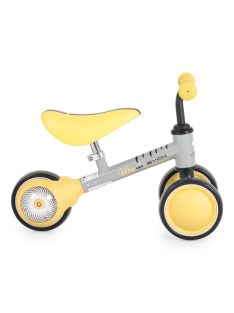   WEE mini futóbicikli 3 kerekű, elöl 2 kerék, világító hátsó kerékkel SÁRGA