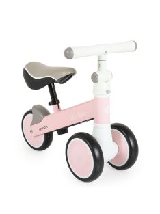   LIL'S mini futóbicikli 3 kerekű, elöl 2 kerék, elfordítható kormánnyal PINK/rózsa