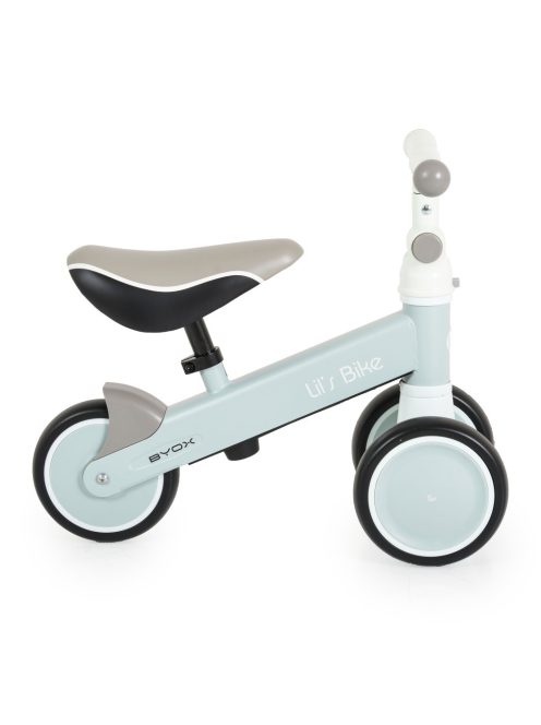 LIL'S mini futóbicikli 3 kerekű, elöl 2 kerék, elfordítható kormánnyal SZÜRKE