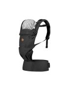 BORA bébi hordozó 3 poziciós pamut FEKETE