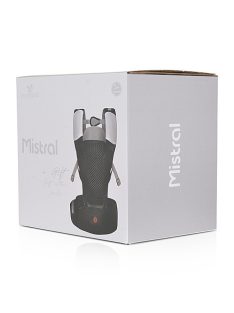   MISTRAL bébi hordozó 3 poziciós, ergonomikus, hálós TÜRKIZ