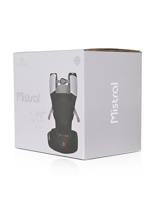 MISTRAL bébi hordozó 3 poziciós, ergonomikus, hálós TÜRKIZ