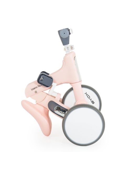 LEARN-to-Ride mini futóbicikli 3 kerekű, összecsukható PINK/rózsa
