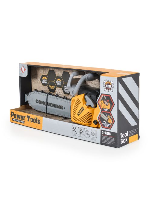 FIÚ játék fűrész lámpával SÁRGA