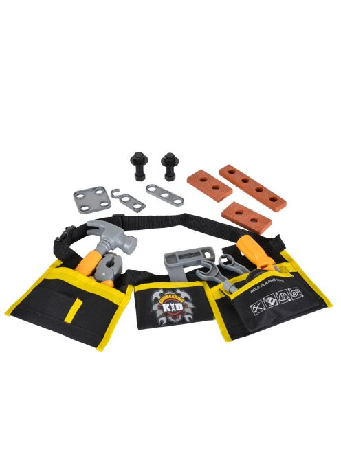 FIÚ játék szerszámszett dobozban SÁRGA/FEKETE