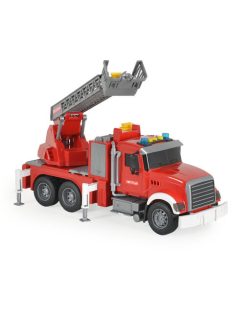   FIÚ játék AUTÓ Tűzoltó autó hanggal és vízspriccelő funkcióval 36cm PIROS