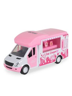 MONI Fagyiárus autó hangokkal és fényekkel RÓZSASZÍN