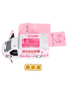 MONI Fagyiárus autó hangokkal és fényekkel RÓZSASZÍN