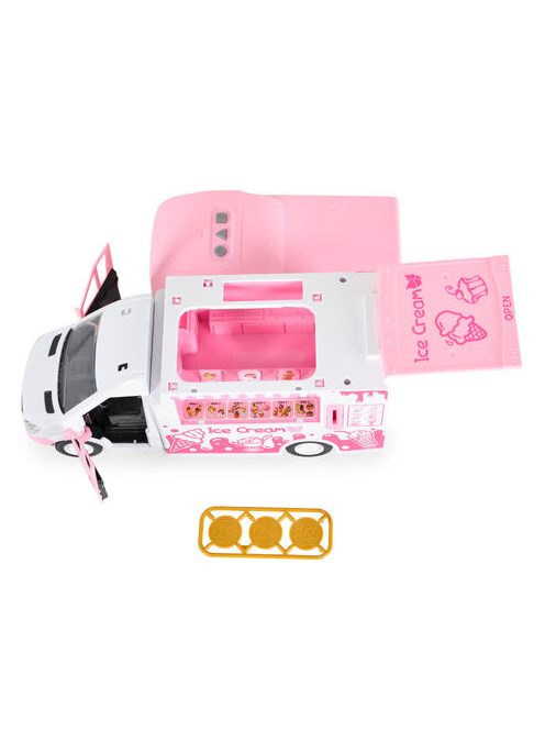 MONI Fagyiárus autó hangokkal és fényekkel RÓZSASZÍN