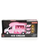 MONI Fagyiárus autó hangokkal és fényekkel RÓZSASZÍN