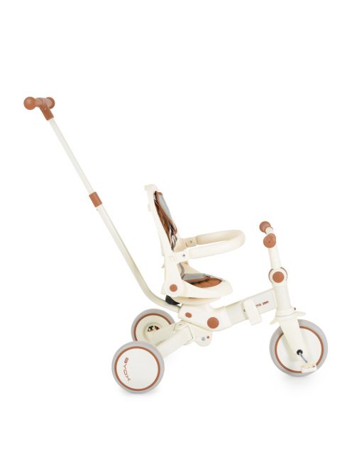 COMPACTO tricikli multifunkciós, 3in1 futóbiciklivé alakítható BÉZS