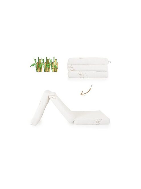 CASHMERE TOUCH összecsukható matrac aloe vera huzattal FEHÉR