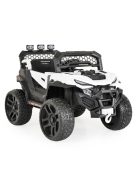 BO DUST DY-8888 elektromos autó, 4mororos, 12V/7A, 115cm BUGGY FEHÉR