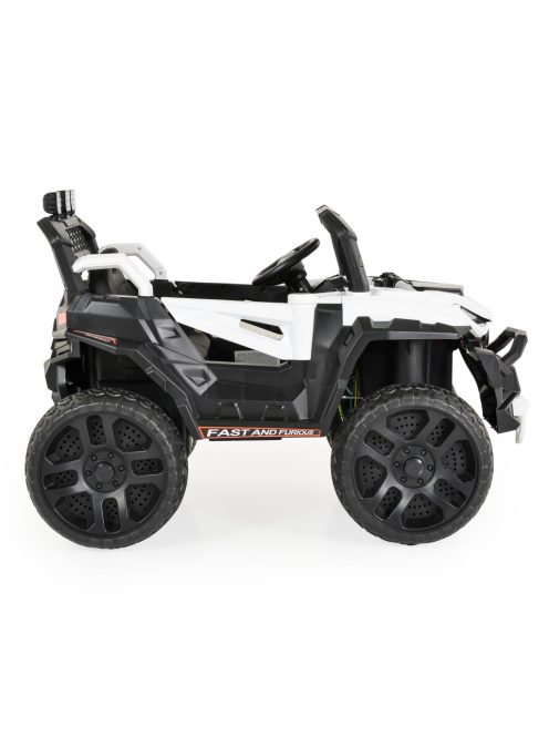 BO DUST DY-8888 elektromos autó, 4mororos, 12V/7A, 115cm BUGGY FEHÉR