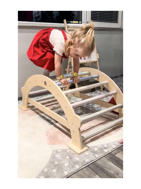 FA MÁSZÓHÍD PIKLER Montessori  92*43cm NATUR