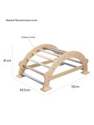 FA MÁSZÓHÍD PIKLER Montessori  92*43cm NATUR