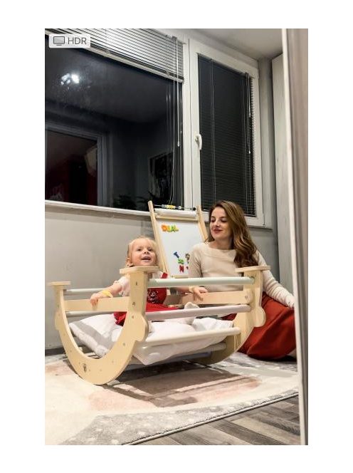 FA MÁSZÓHÍD PIKLER Montessori  92*43cm NATUR