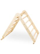 FA MÁSZÓKA 2IN1 PIKLER 3szög és mászórámpa Montessori 132*60cm NATUR