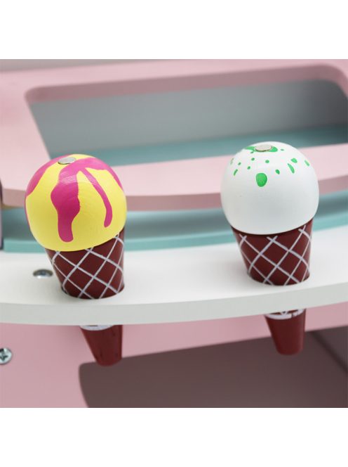 MONI fajáték fagyis/jégkrémes kocsi PINK