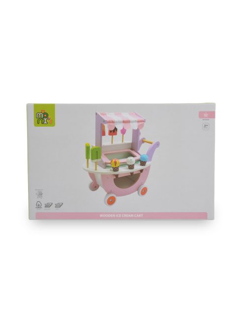 MONI fajáték fagyis/jégkrémes kocsi PINK