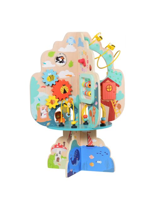 FAJÁTÉK MONI activity lombos fa Montessori NATUR