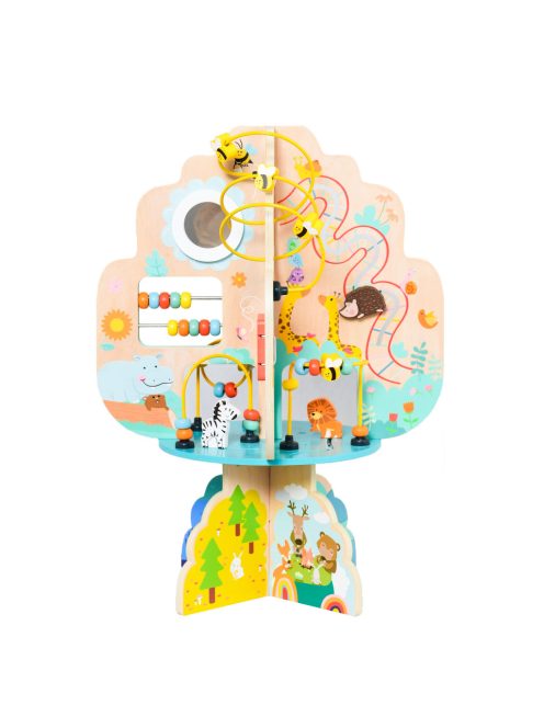 FAJÁTÉK MONI activity lombos fa Montessori NATUR