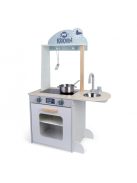 MONI Fa kiskonyha kék 4 db eszközzel szett