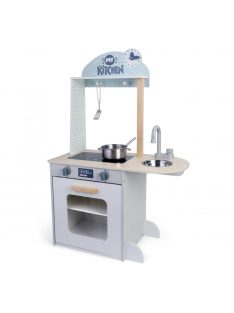 MONI Fa kiskonyha kék 4 db eszközzel szett